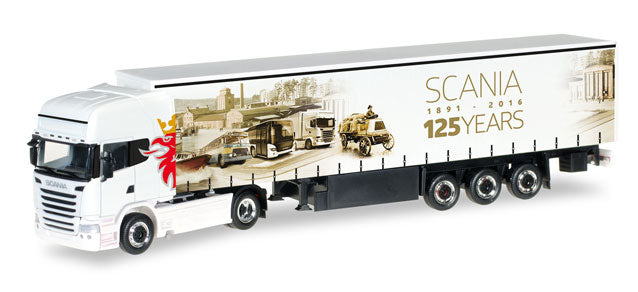 306461 Scania R `13 TL Gardinenplanen-Sattelzug "125 Jahre Scania"