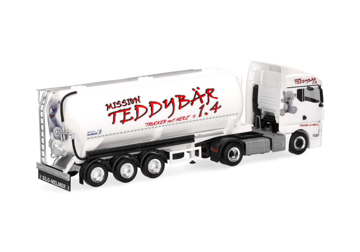 HERPA MAN TGX GM Silo-Sattelzug "Silo Melmer / Teddybär 1.4" (Österreich/Imst)
