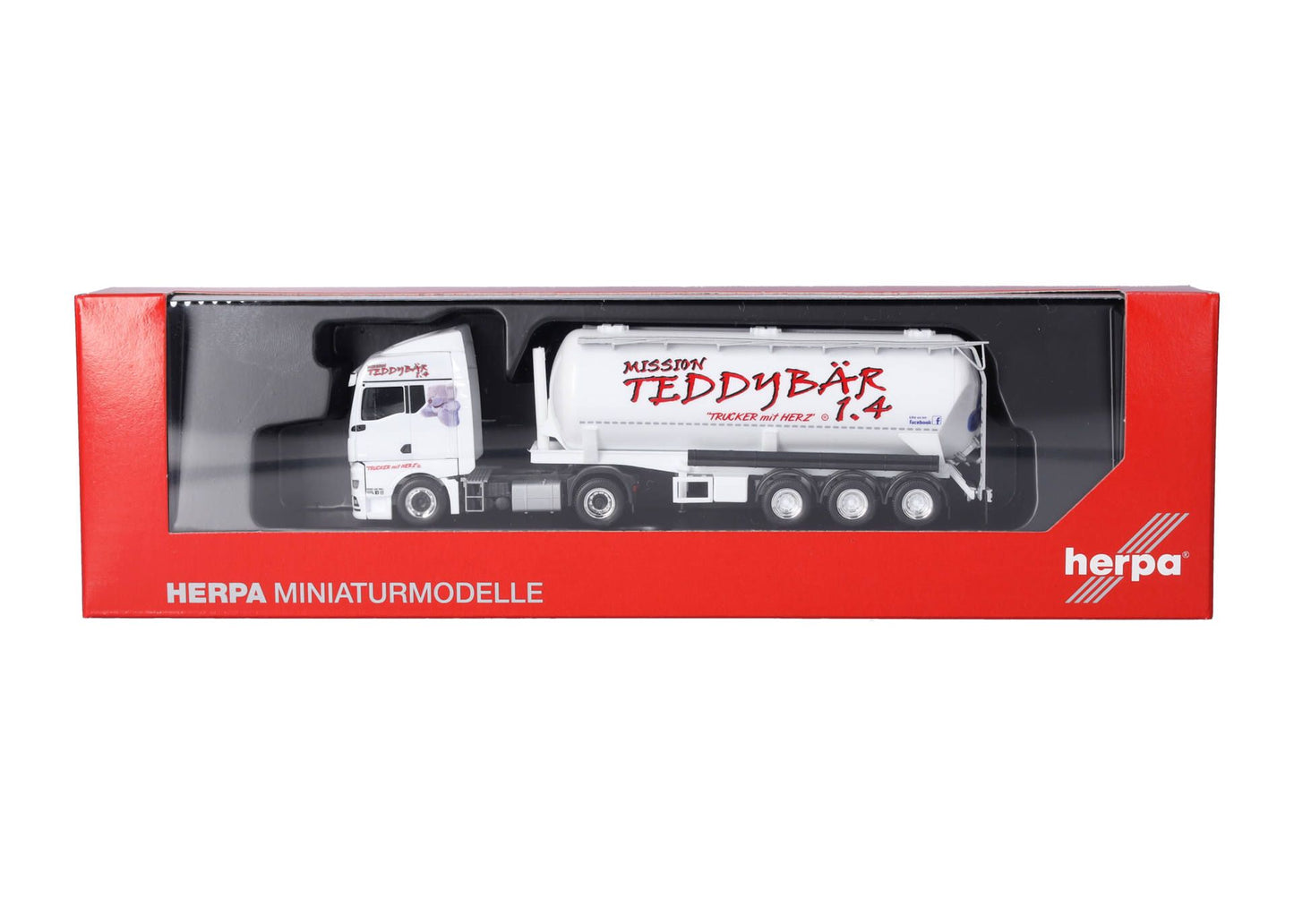 HERPA MAN TGX GM Silo-Sattelzug "Silo Melmer / Teddybär 1.4" (Österreich/Imst)