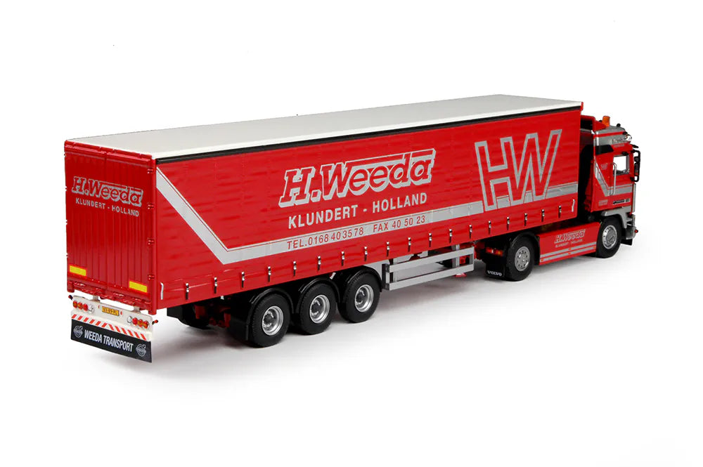 VOLVO Schiebeplanen-Auflieger "H.WEEDA"