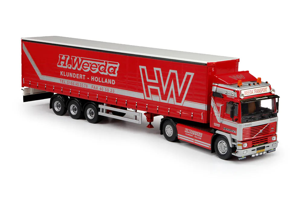 VOLVO Schiebeplanen-Auflieger "H.WEEDA"
