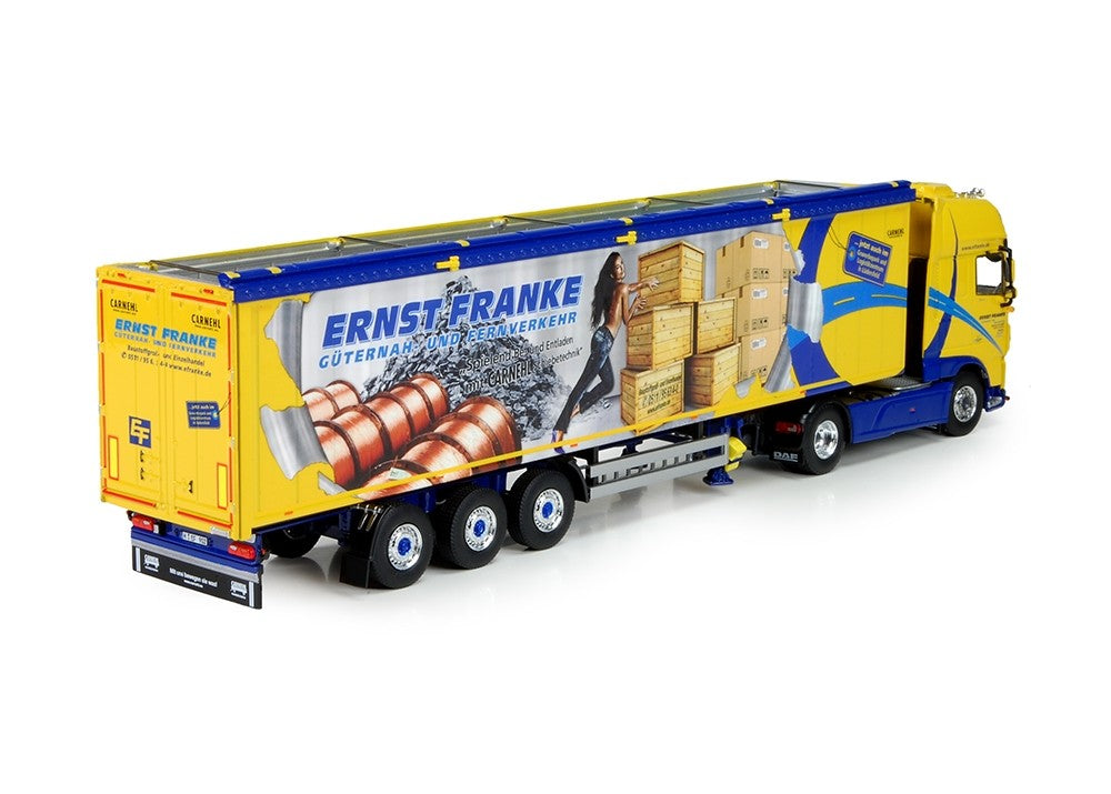 70409 DAF Euro 6 XF Super Space Cab mit Cargo floor Auflieger Ernst Franke