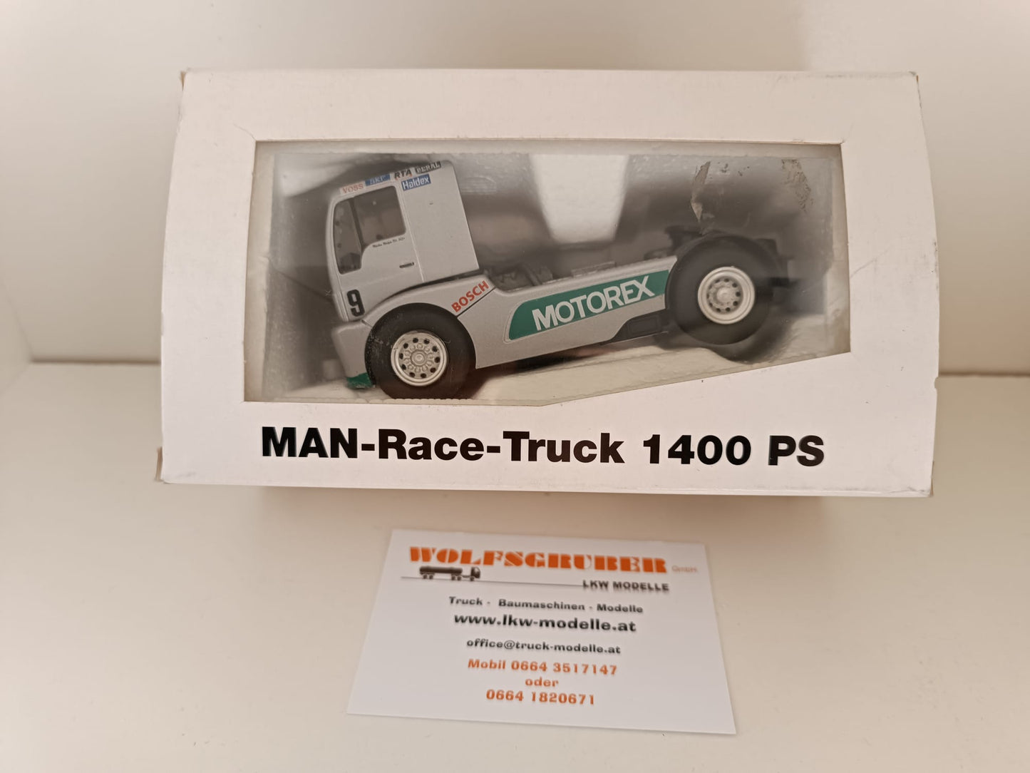 6002-01 MAN Renntruck 2-achs silber