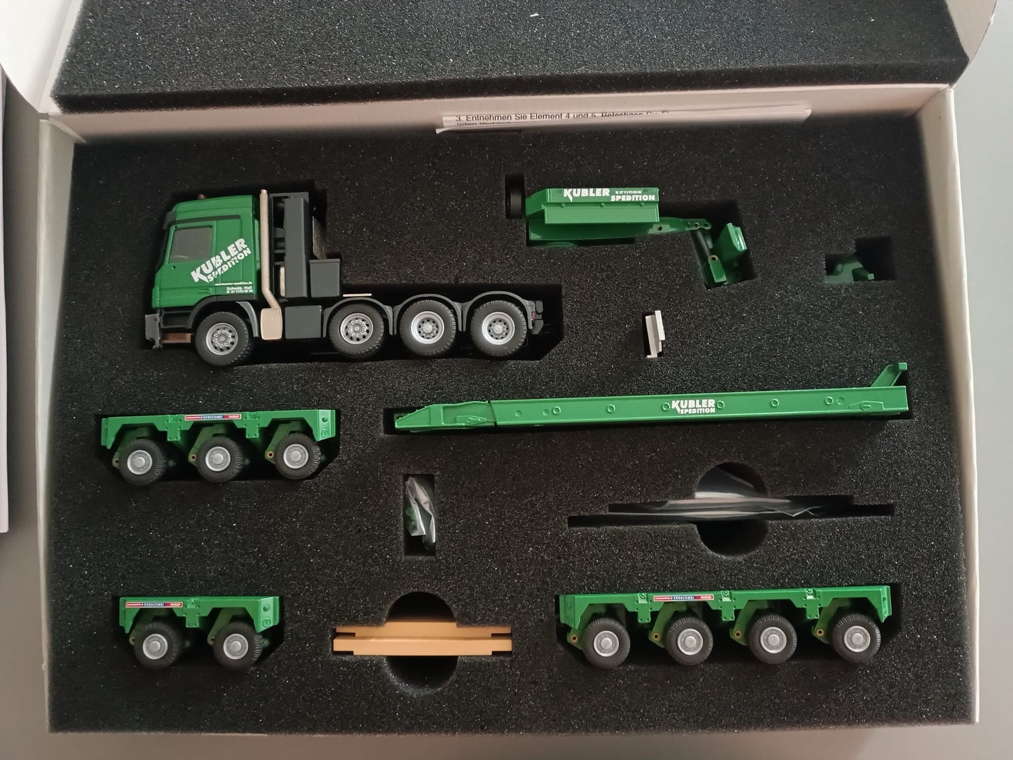 40125-0 MB Actros 4-achs SZM Schwerlast "KÜBLER - SET"