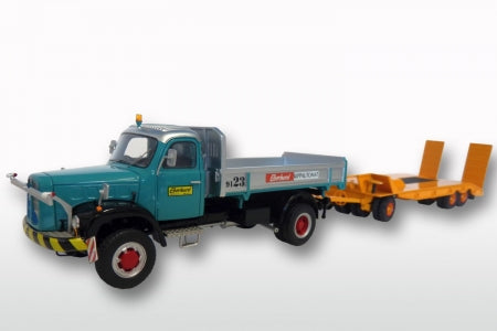 G0008300 Berna 5VM mit schwerem Tieflader 1:50