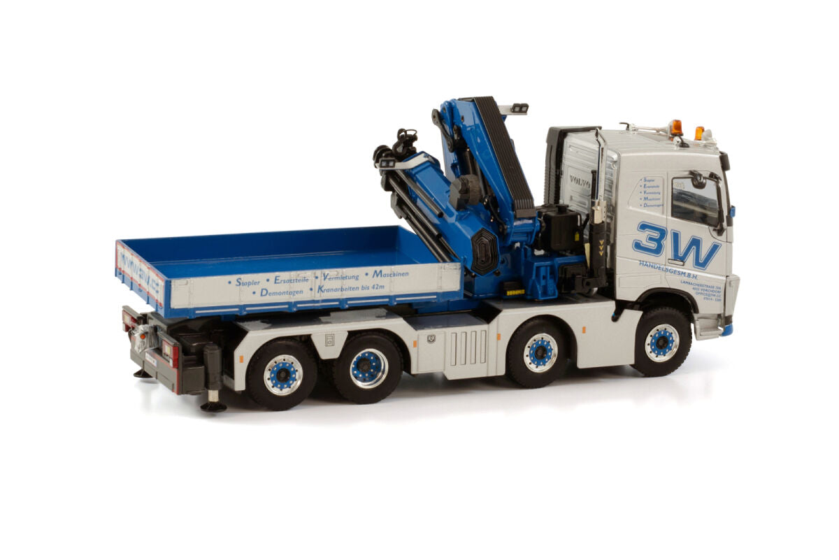 02-2928 VOLVO FH4 SLEPPER CAB 8x2 + FASSI 1300 JIB mit Ballast Box
