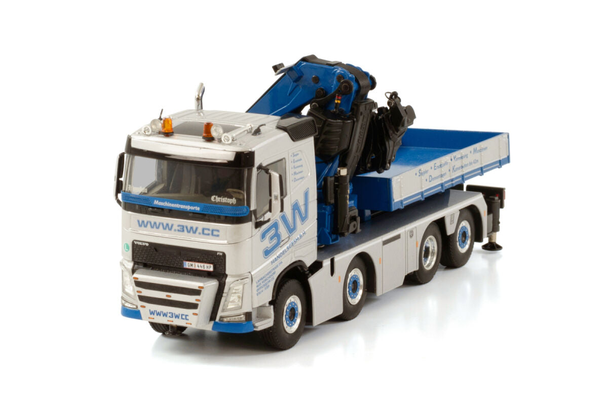 02-2928 VOLVO FH4 SLEPPER CAB 8x2 + FASSI 1300 JIB mit Ballast Box