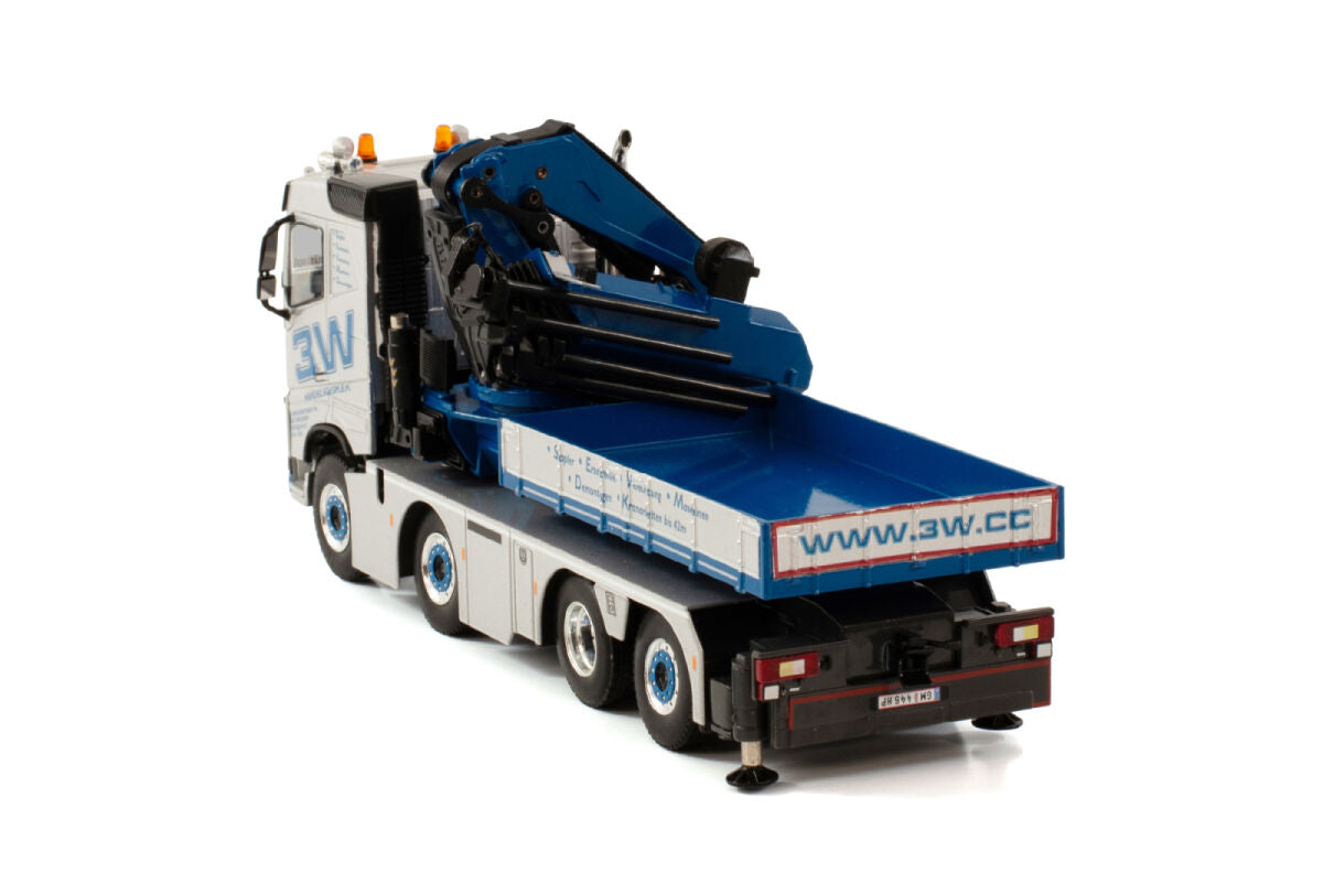 02-2928 VOLVO FH4 SLEPPER CAB 8x2 + FASSI 1300 JIB mit Ballast Box