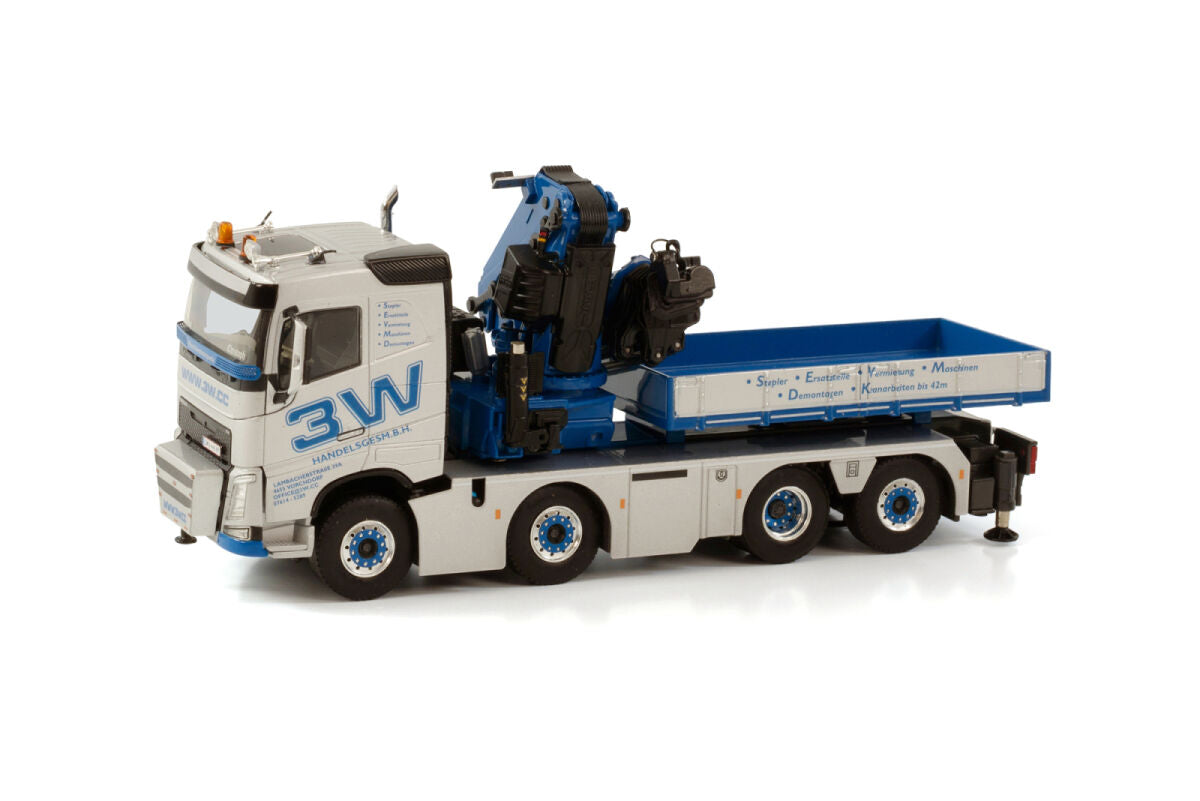02-2928 VOLVO FH4 SLEPPER CAB 8x2 + FASSI 1300 JIB mit Ballast Box