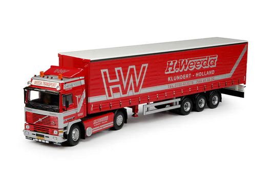 VOLVO Schiebeplanen-Auflieger  "H.WEEDA"