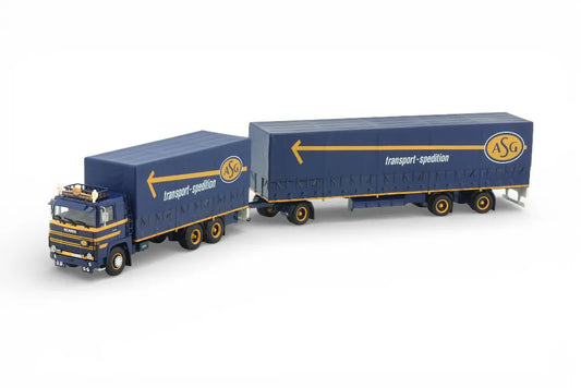 86006 Scania Motorwagen mit Anhänger ASG OVP