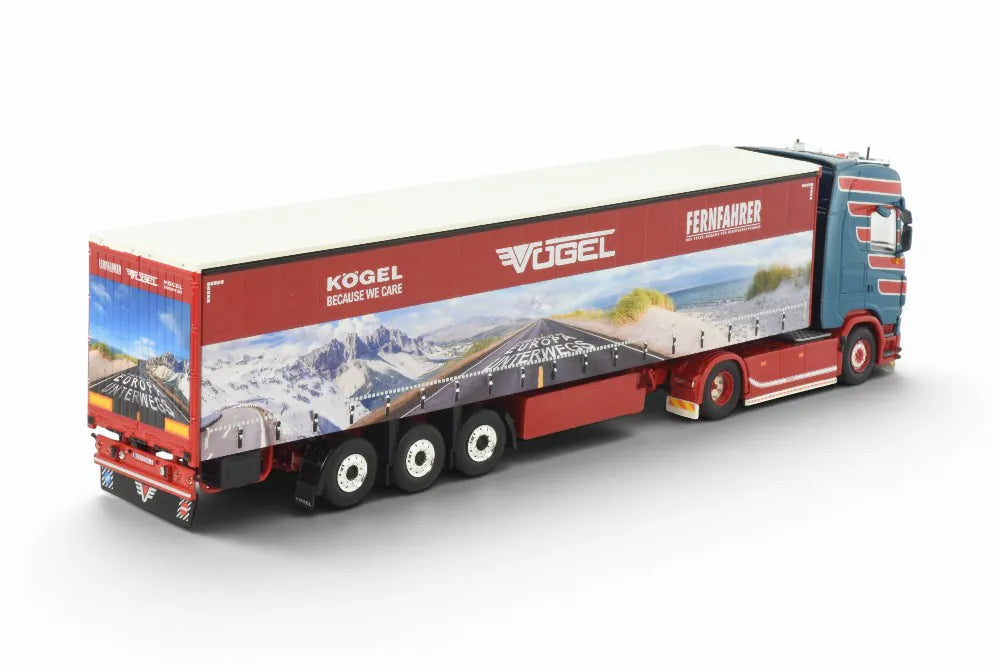 89501  Scania Schiebeplanen Auflieger "VÖGEL" NEU OVP