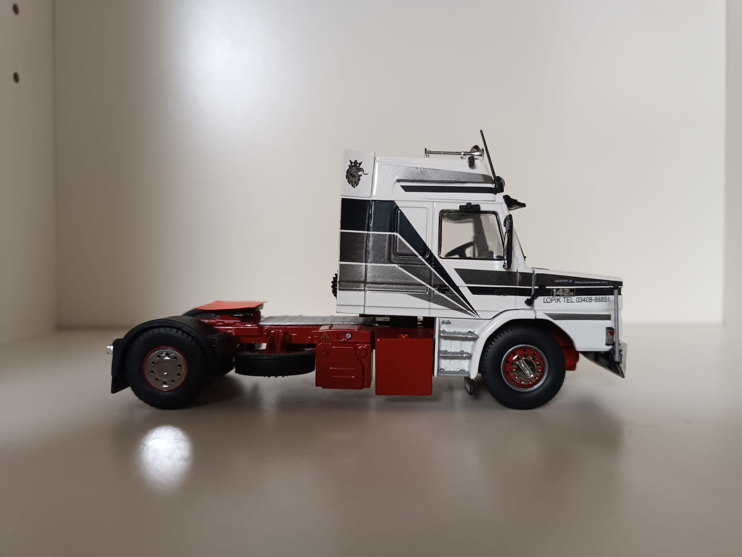 75131 Scania Hauber 142 SZM weiß Neu und OVP